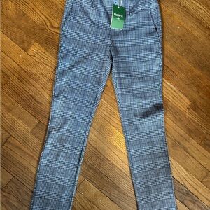 Halara Women’s Grey Plaid Work Pants